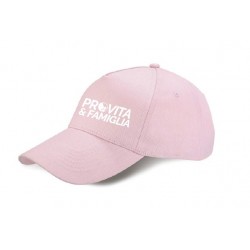 Cappellino rosa Pro Vita e Famiglia